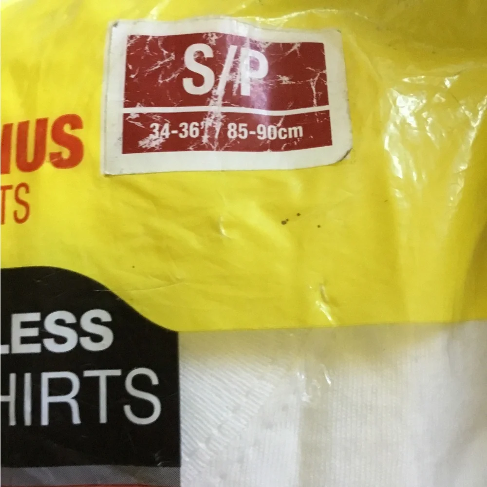 Hanes White Tagless Crew Undershirts - Pack
